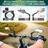 360° Rotating Rearview Mirror for Bicycles, E-bikes & Motorcycles