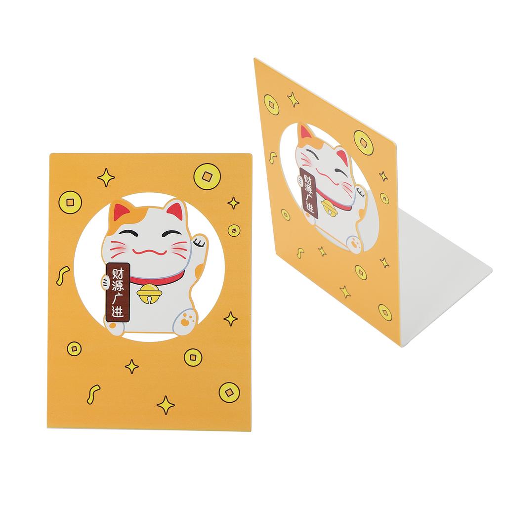 2 шт. Металлические подставки для книг, устойчивые настольные подставки для книг, поддерживающие полки для домашнего офисаCat