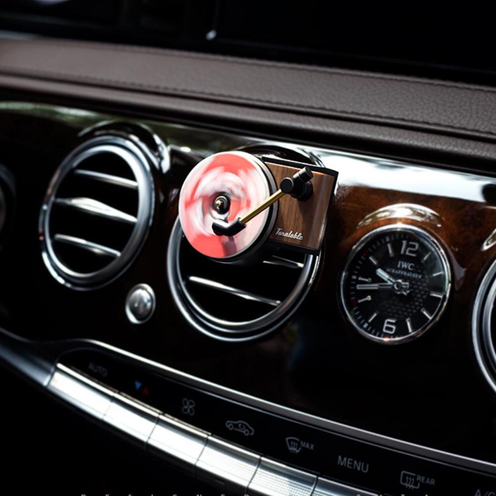 Автомобильный освежитель воздуха, парфюмерный проигрыватель, автомобильный зажим для духов, виниловый фонограф, вентиляционное отверстие, зажим для ароматерапии, запах