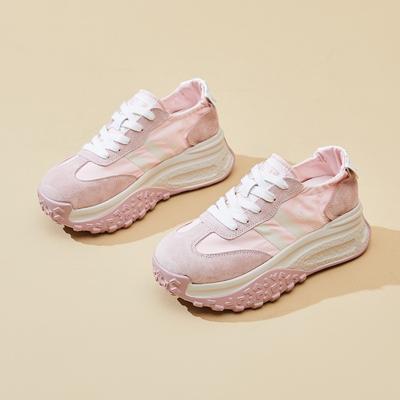 Новые женские кроссовки, модные спортивные одинарные кроссовки на толстой подошве