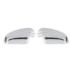 2pcs Electroplate Side Rearview Mirror Half Cover Trim Fits for Equinox Terrain 10 14