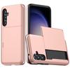 For Samsung Galaxy S25+ Case with Card Holder TPU + PC Phone Back Cover