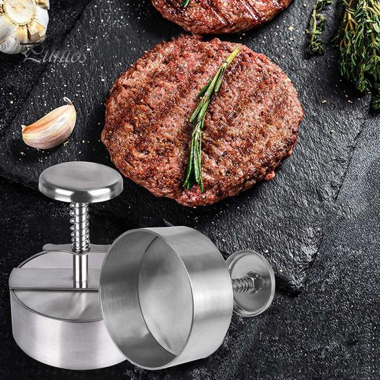 Пресс для бургеров из нержавеющей стали Пресс для гамбургеров с идеальными котлетами Простая в использовании машина для бургеров с котлетами для домашних бургеров