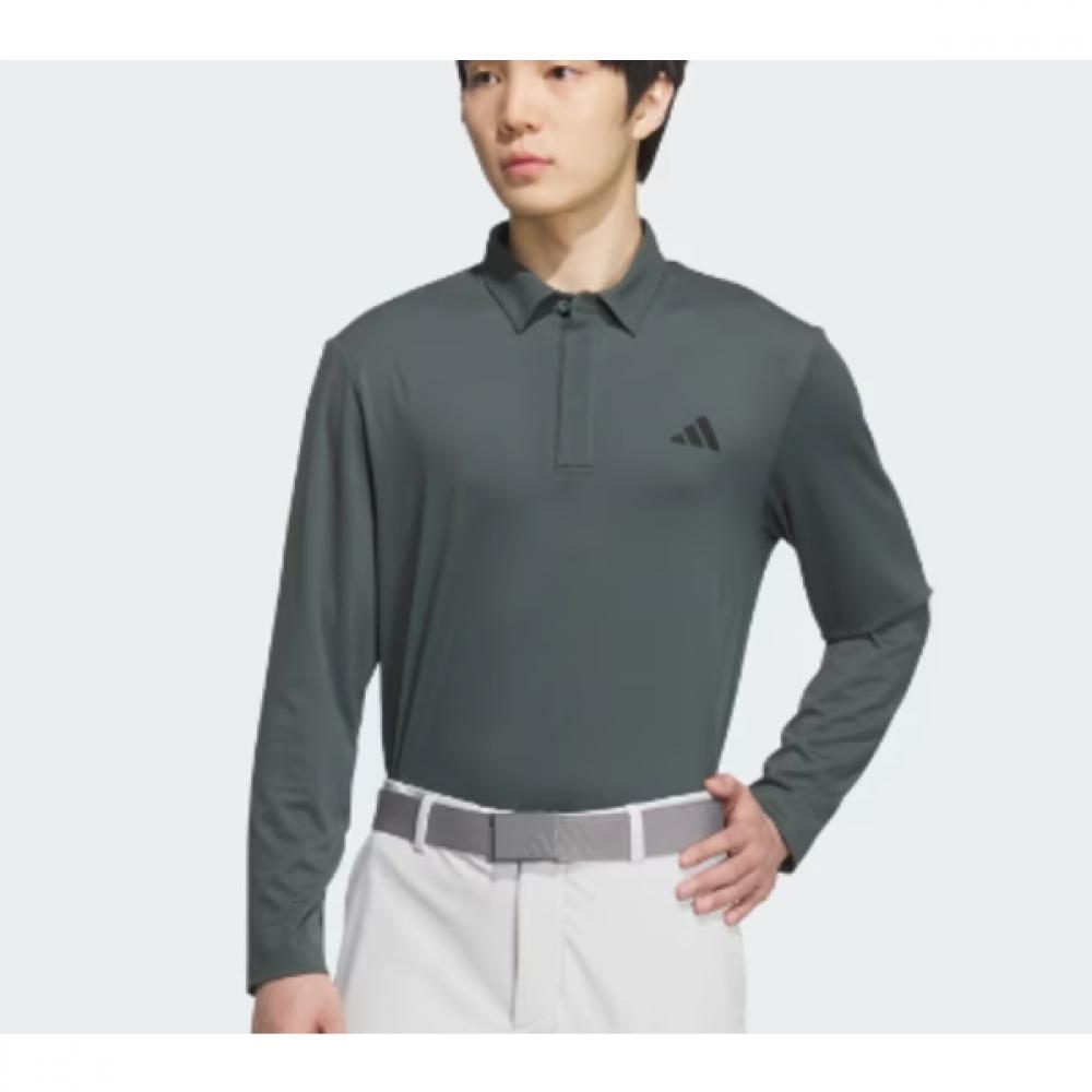 Adidas Футболка-поло Aerolady для мужчин Golf 24fw, размер S, с длинным рукавом Im6415