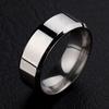 1 шт. кольцо унисекс из нержавеющей стали с зеркалом, легкое кольцо на палец