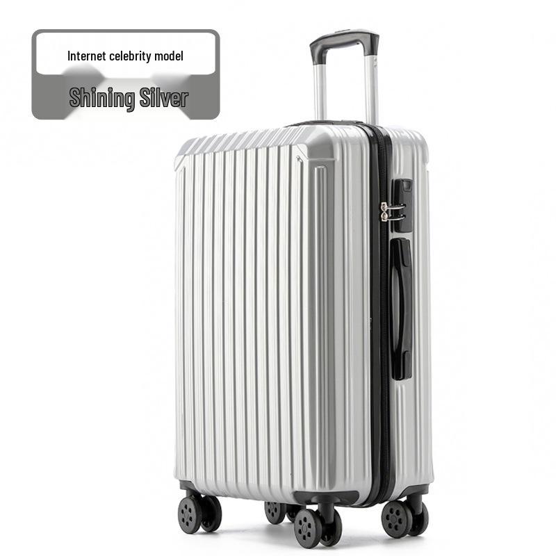 24-Inch Multifunctional Suitcase with Universal Wheels and New Lock System