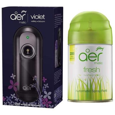 Aer Matic Kit — автоматический освежитель воздуха с гибким управлением | Violet Valley Bloom (225 мл) - Автоматический освежитель воздуха с гибким управлением (225 мл)