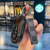 PZQ2   Car Key Bag Case Cover For Mercedes Benz 2023 2024 Glc300L Glc260L C260L C20 C Class Car Key Cover Suede Shell Protector Styling