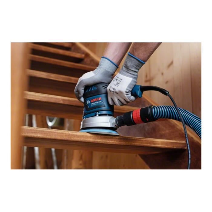 Feuille abrasive - Bosch - M480 Net Disc - 150 mm - Granulométrie 100 - Résine synthétique