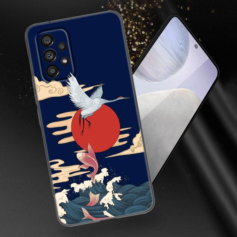 Чехол для телефона в японском стиле с аниме для Samsung A04 A21 A30 A50 A52 S A13 A14 A22 A23 A32 A53 A73 5G A11 A12 A31 A33 A51 A70 A71 A72