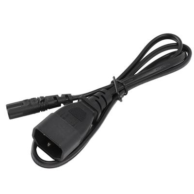 Кабель питания IEC320 C14 Папа к IEC320 C7 Мама 1м 2.5А к 10А Удлинительный кабель Адаптерный кабель C14 к C7 для ноутбука, лампы