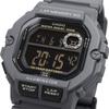 CASIO Спортивные цифровые часы с функцией памяти Инвертированный ЖК-дисплей [Casio] Мужские 60 кругов WS-1400H-8BV (Зарубежная модель) Серый/Черный [Б/У]