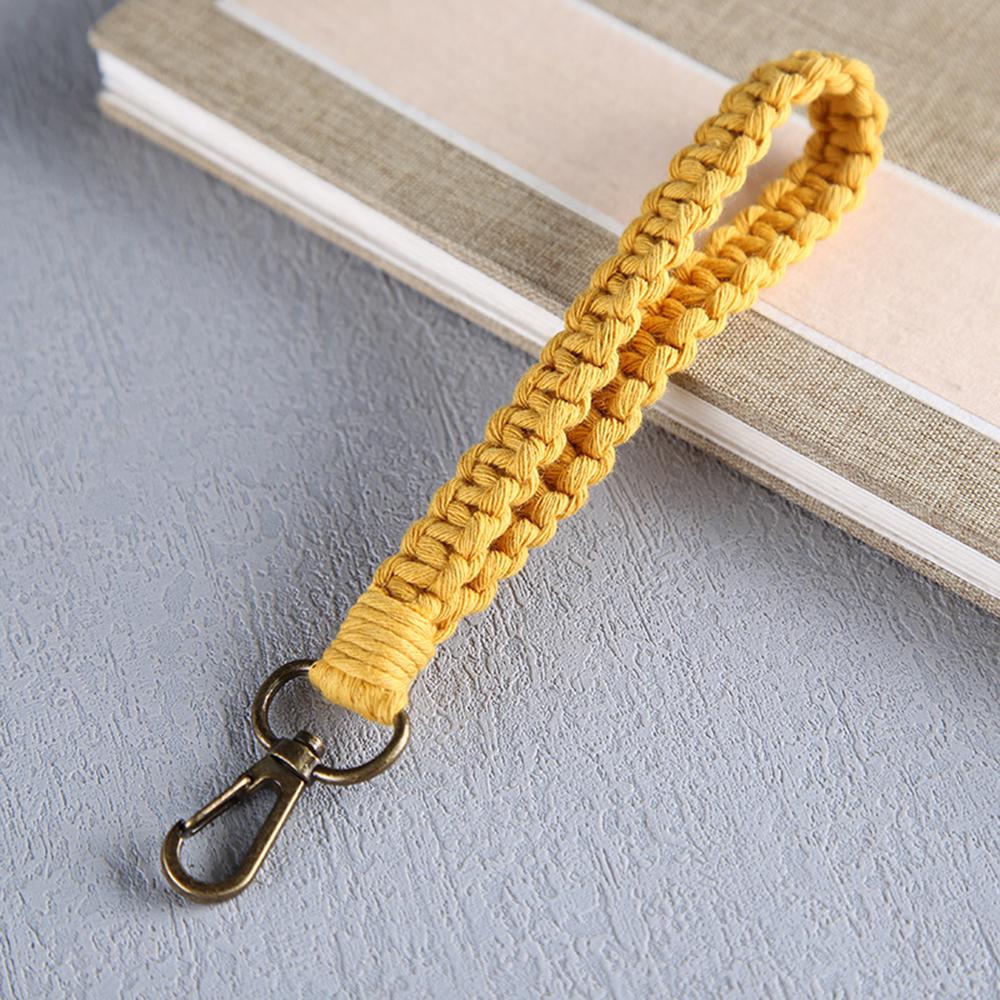 Новый Винтажный Плетеный Хлопковый Шнур Брелок Женский Характер Автомобиль Сумка Брелок Плетеный Брелок Для Женщин Ювелирный Подарок 2022