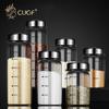 1PCS Kitchen Household Glass Seasoning Bottle Rotating Seasoning Jar Sprinkle Seasoning Barbecue Cumin Seasoning Box Salt Shaker