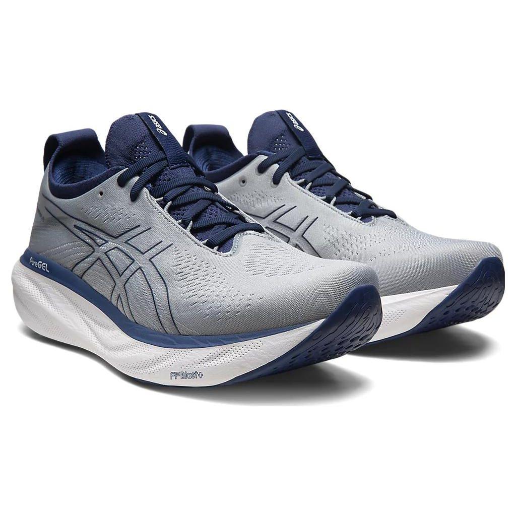Asics Мужские кроссовки Gel Nimbus 25 Sheet Rock Indigo Blue Серые 1011B547-021