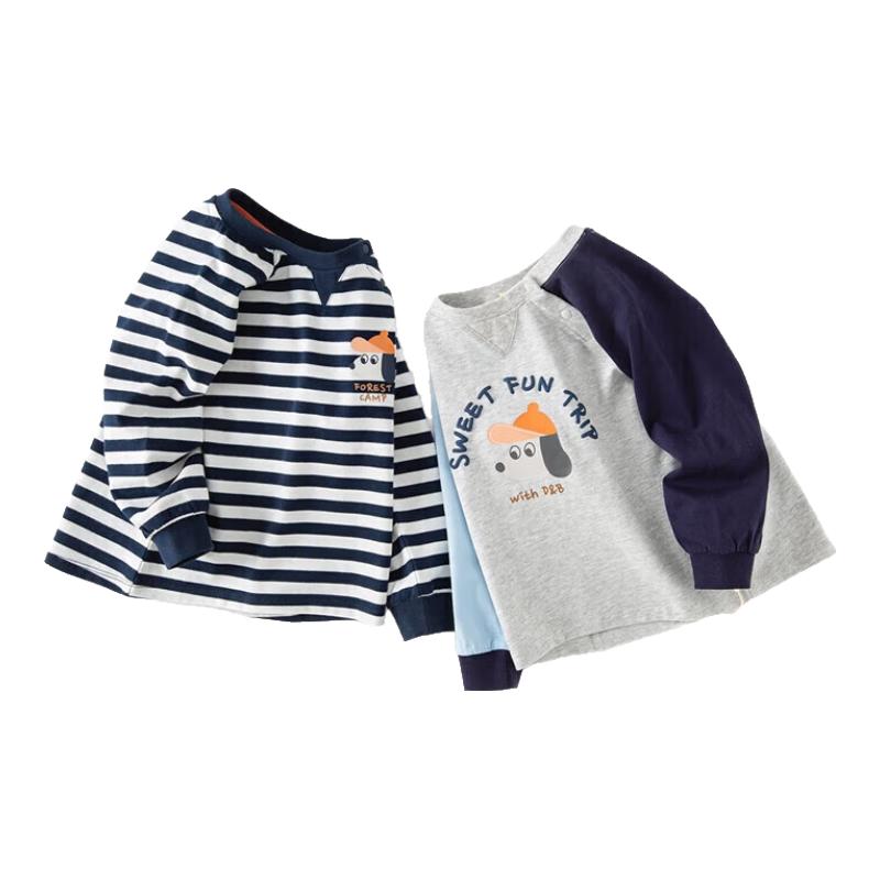 Хлопковая футболка с длинным рукавом для мальчиков David Bella