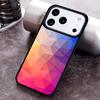 Геометрический полосатый треугольный чехол для телефона iPhone 17 16 15 Pro Max Air 14 13 12 11 Plus Ударопрочный чехол
