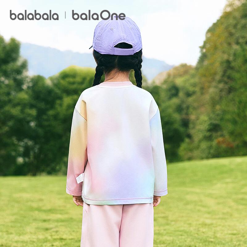 Детская футболка с принтом с длинным рукавом Balabala balaOne