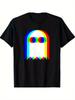 Ghost Trippy Vaporwave Halloween Techno Rave EDM Music Party TShirt