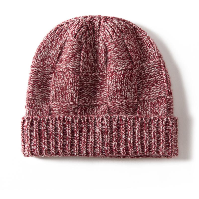 Cashmere Thickened Versatile Warm Ear Protector Minimalist Wind Cold Hat Fleece Hat Knitted Hat Men and Women