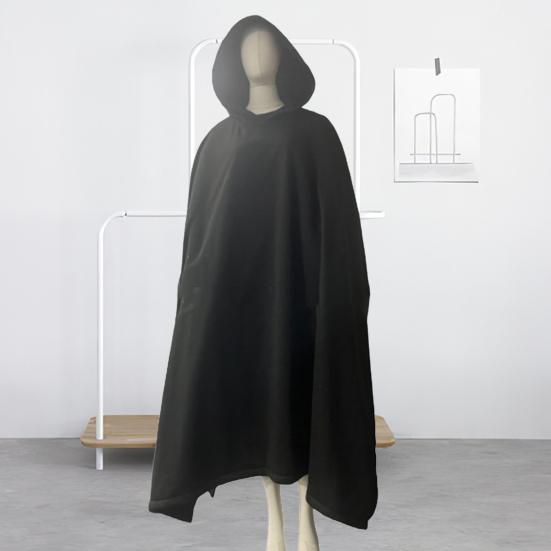 Yousheng Hooded Cape Jacket Blanket Hoodie Stress Relief Weighted Comfort Modern Style Casual Blanket Coat Daily Wear