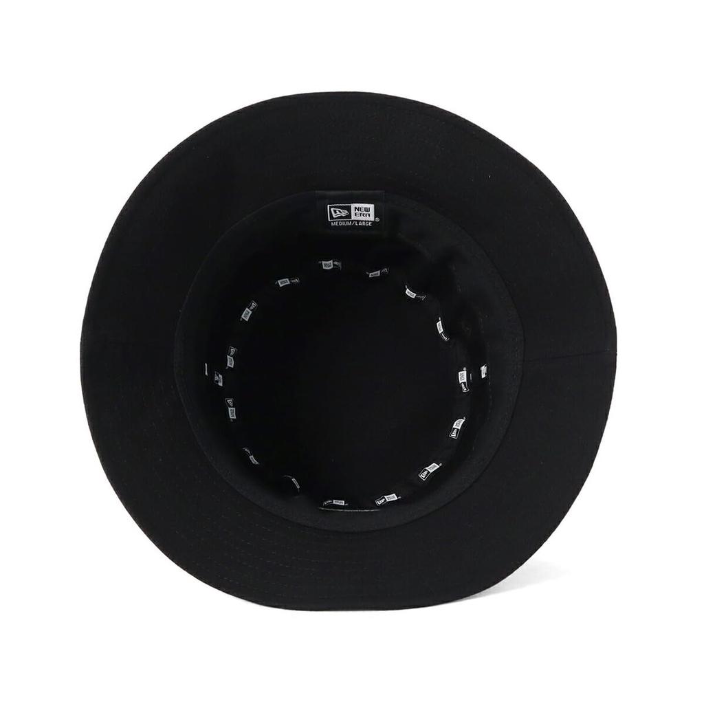 NEW ERA Golf Bucket Hat Washable Cotton Black 14391285 S/M