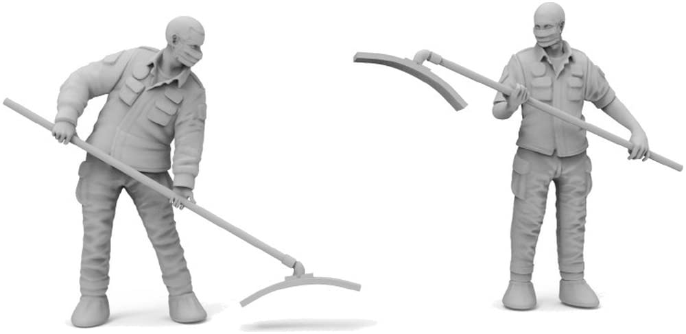 Trifactory Military Miniature Figure Series Current Use US Air Force Cleaning Crew Set 1 Resin Kit 1/32 F-35 MF-38A