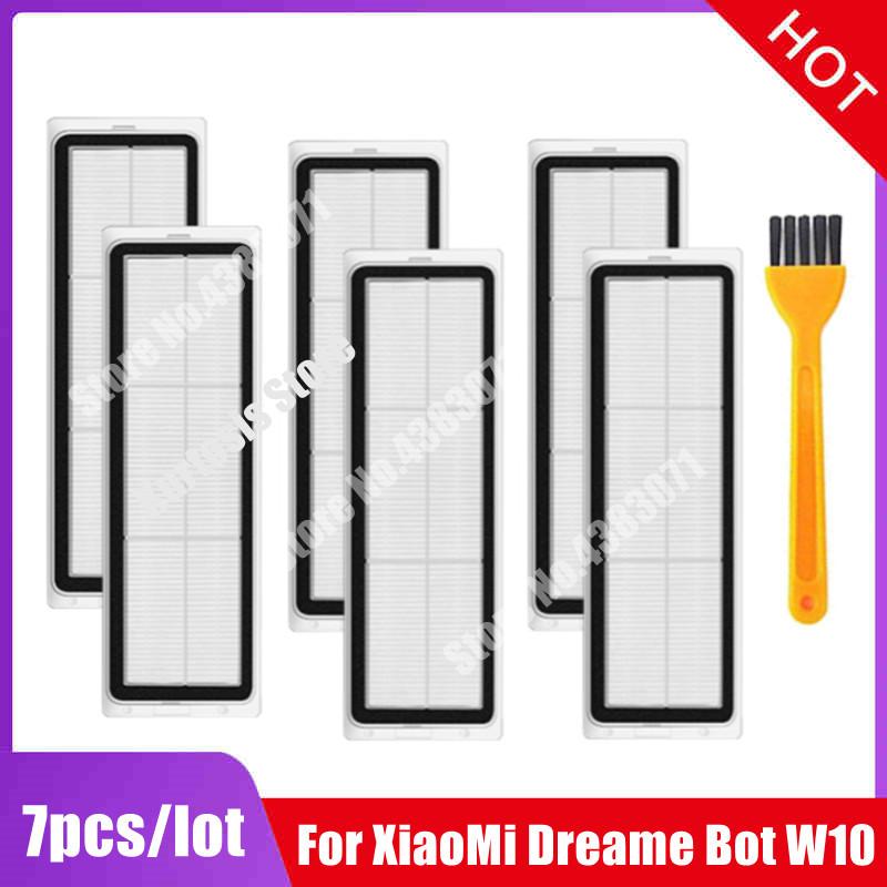 Для Dreame Bot W10 / W10 Pro Запчасти для пылесоса Основная Боковая щетка Моющийся Hepa-фильтр Ткань для швабры Запасные аксессуары