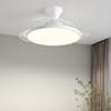 New Ceiling Fan Light 42 Inch Infinitely Adjustable Lighting Remote Control Retractable Fan Blades For Living Room Foyer Bedroom