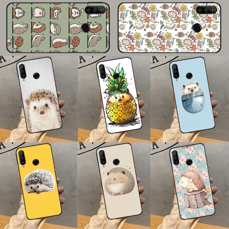 Животное Ежик Для Huawei P40 P20 P30 Lite P60 Pro Nova 10 9 SE 5T 12i 12s 11i Y91 Y90 Y60 Y70 Y72 Y61 Чехол