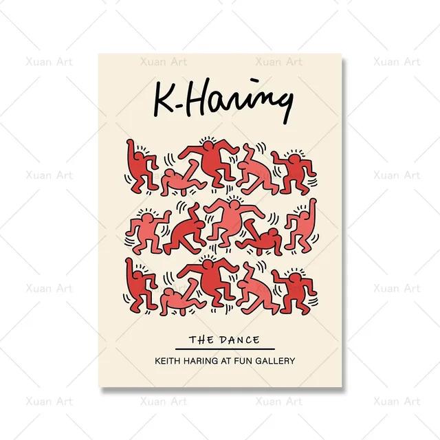 Современная абстрактная эстетика настенное искусство ретро поп фигурка HD масло на холсте постер печать для дома спальня гостиная декор подарок без рамки