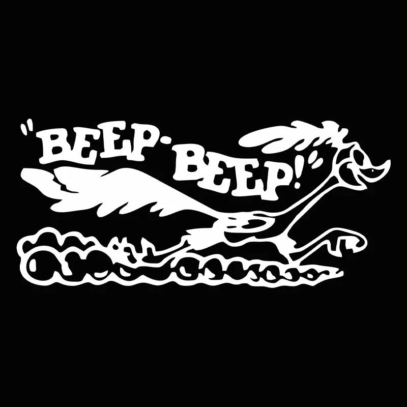 17x7.7см Наклейка Дорожный Бегун Мультяшный Старый Быстрый Автомобиль Грузовик Ноутбук Виниловые Аксессуары Дека Автомобильные Декоративные Аксессуары