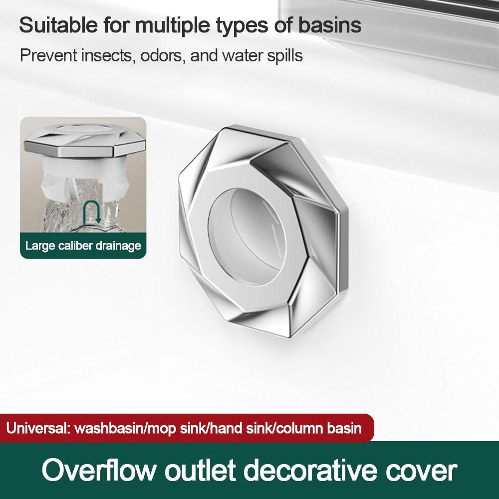 Запасное кольцо для перелива раковины, заглушка, круглая отделка, заглушка для кухни, ванной комнаты, принадлежности