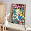 Disney Алмазная живопись 'Алиса в Стране чудес' Витраж Милый DIY Мозаика из страз Набор для вышивания крестиком Вышивка Подарок Декор для дома