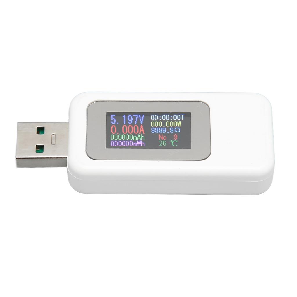 USB Тестер 0‑6.5A Ток 4‑30V Напряжение Цветной Дисплей USB Тестер Мультиметр для Мобильного Телефона