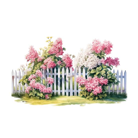 Цветочные растения в горшках Стеклянная наклейка Съемная Водонепроницаемая ПВХ Цветы Статическая стеклянная наклейка Декор для дома Гостиной Спальни Наклейка