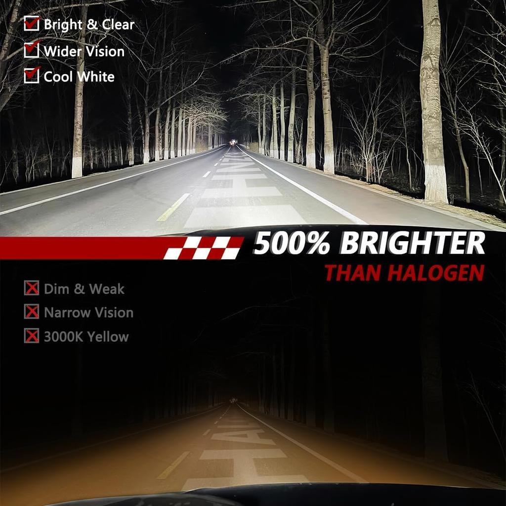 EMuna Подходит для Chevrolet Silverado 1500(2007-2015) Chevy Silverado 2500 HD 3500 HD(2007-) Комбо 9005 дальний свет H11 ближний свет светодиодная фара + 5202/H16