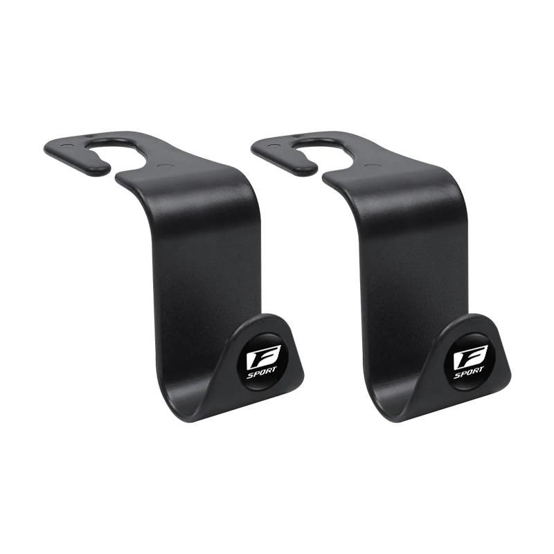 WQB1 2Pcs ABS Car Seat Back Hooks Portable Storage Holder For Lexus F SPORT ES RX NX LS UX LM LX GX LC RZ IS CT GS RC HS SC TX LBX