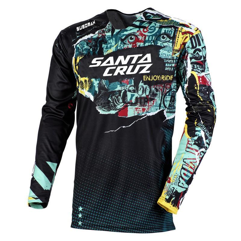 Long Sleeve Cycling Jersey Breathable Quick Dry Mountain Bike Off-Road Motorcycle All Genders