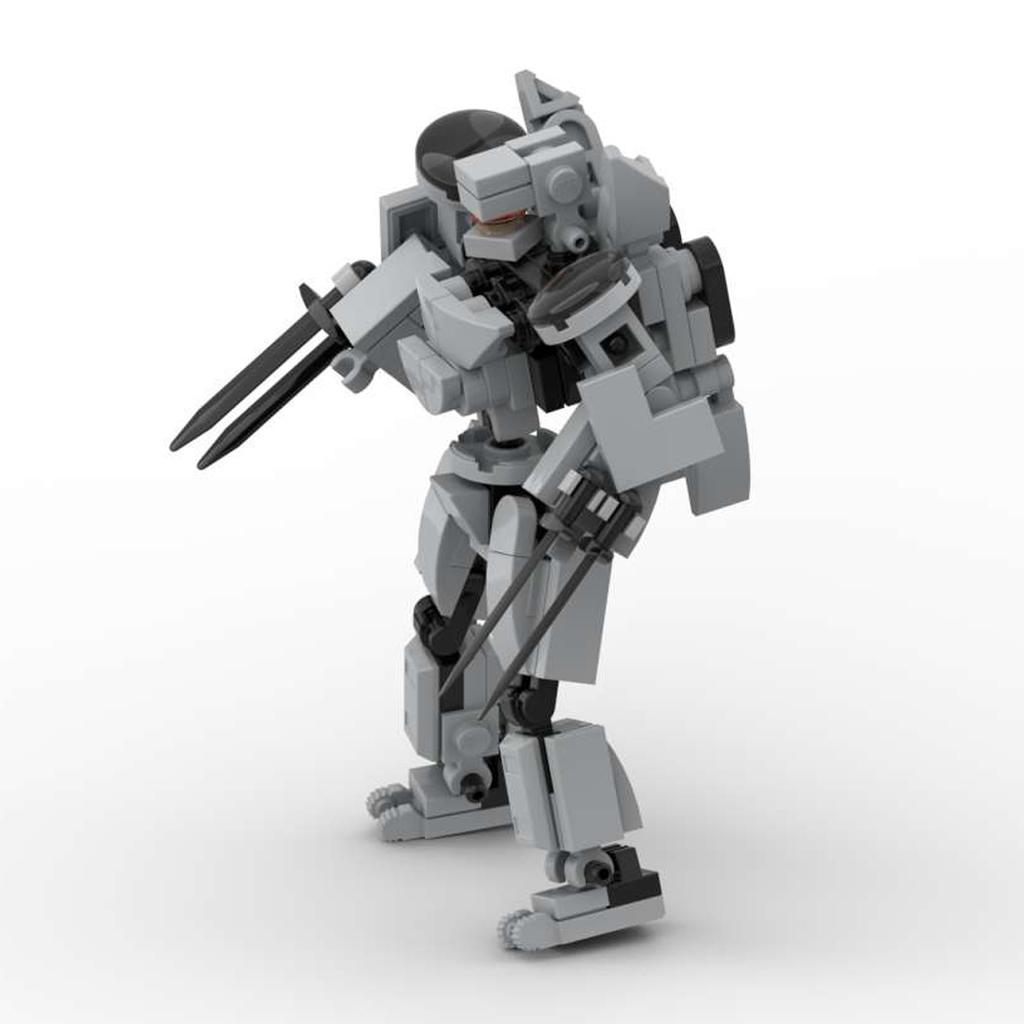 Mecha Warrior Blocks Model Boy Toys MOC Robot Action Anime Figure Building Blocks Kids Toys DIY Assembly Bricks Toy For Children