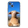 Роскошный мягкий чехол из ТПУ для iPhone 17 Air 16E 16 11 15 14 Pro MAX 12 13 7 8 Plus X XR XS SE 2022, чехол-мультяшная милая коза