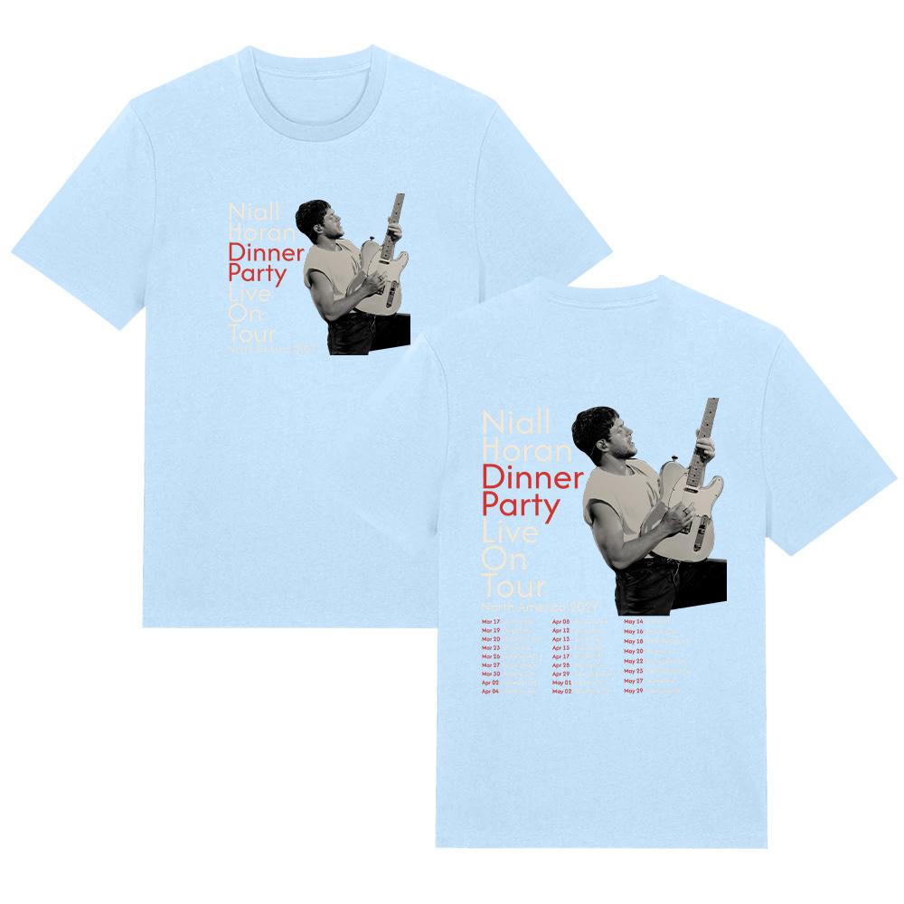 Niall Horan Dinner Party Live Tour North America 2027 T Shirt Y2k Soft T-shirt Cotton Male Clothes Tee Shirt Unisex Tops