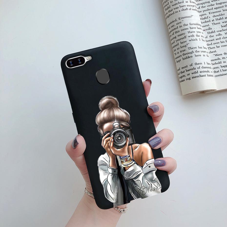 Case For OPPO A5S Back Cover Soft Candy Silicone Pretty Girls Phone Case For OPPO A5S AX5S A7 2018 AX7 A7N A12 Cover Coque Funda