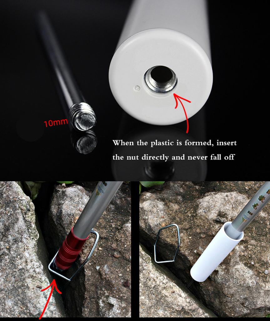 Улучшенный держатель для удилища для береговой рыбалки, держатель для удилища для рыбалки в грунте, стойка-подставка для удилищ, держатель для рыбалки для втыкания в грунт