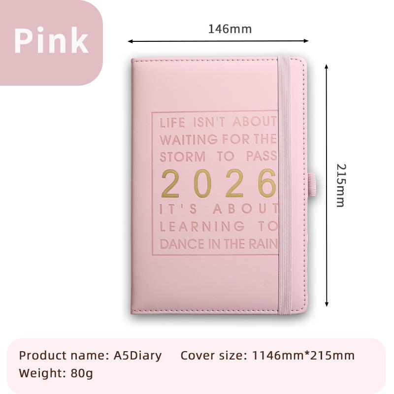 2026 English-Spanish Cross-Border Daily Planner & Self-Discipline Notebook