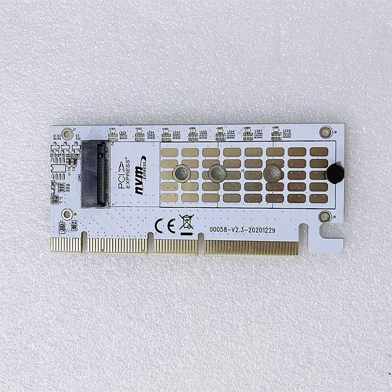 1 шт. Адаптер-удлинитель PCI-Express на M.2 для твердотельного накопителя, карта-конвертер PCIe X1 X4 в M.2 NVMe для SSD 2230 2242 2260 2280