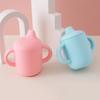 Color Baby Cup Toddler Dining Cup Baby Silicone Transparent Water Bottle With Handle Milk Cups For Toddlers Baby Stuff