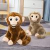 Simulated Monkey Doll Plush Toy Big-Eyed Monkey Zoo Golden Monkey Doll Rag Doll Zodiac Monkey Girl