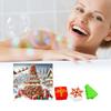 Christmas Colored Bath Balls, Bath Moisturizing And Lasting, Plant Cleaning, Colorful Bath Balls, Effectively Clean The Skin And Fade Fine Lines