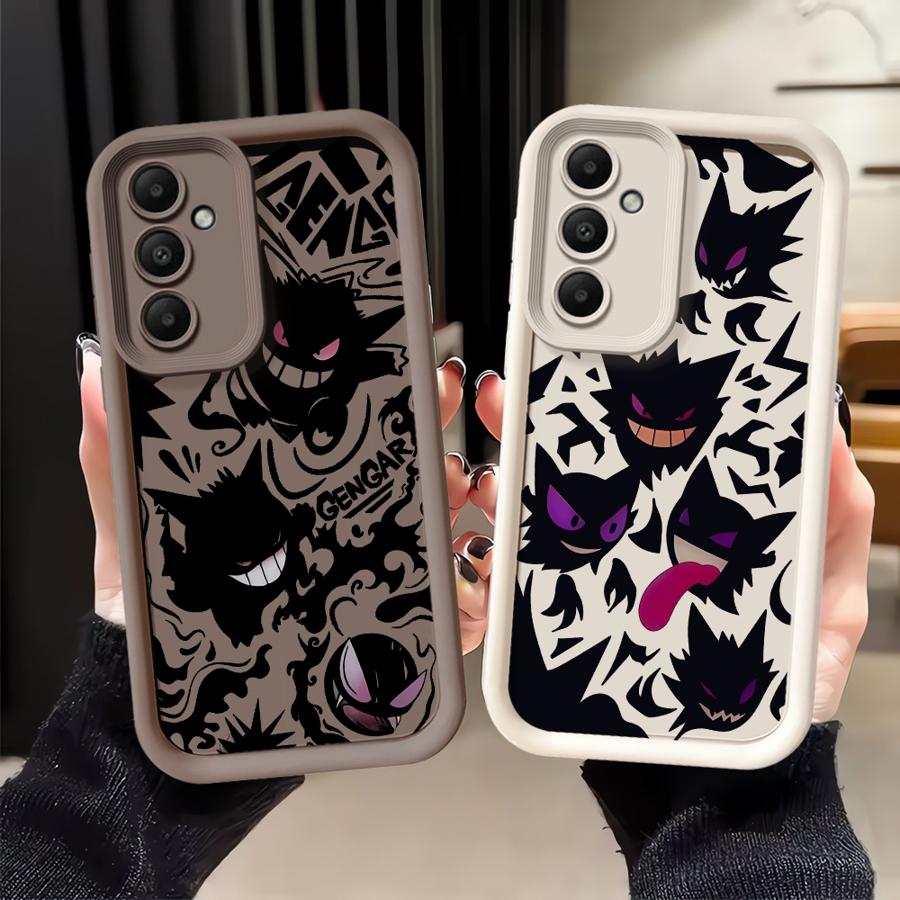 Case for Samsung Galaxy A56 A73 A35 A52 A55 A25 A26 A32 A36 A24 A22 A21s A54 Phone Cover Pokemon Cool Gengar